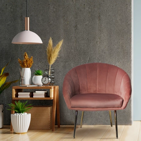 Sitial de Terciopelo Edulis Rosa