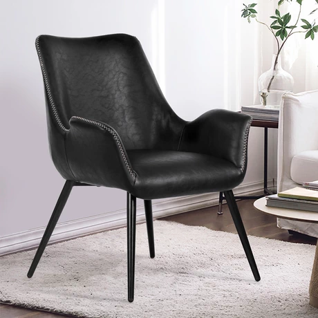 Pack 4 Sitial de PU Benedetti Negro