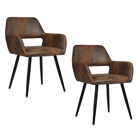 Pack 2 Silla Comedor Cromwell Café
