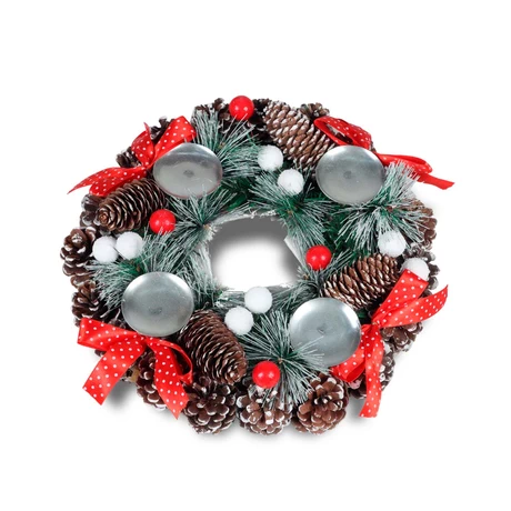 Centro de Mesa Navidad Blanco