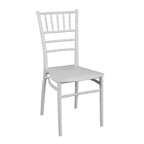 Silla Plástica Chiavari Blanca Terraza - vista alternativa