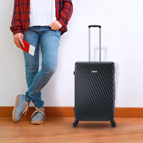 Maleta Rigida Milan S 10kg cabina negro