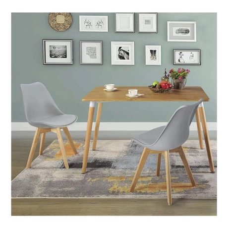 Pack 4 Sillas Eames Tulip Con Cojín Gris