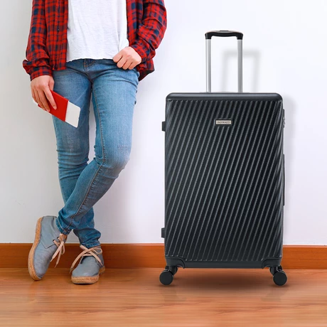 Maleta Rigida Milan L 23kg negro