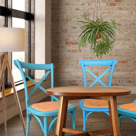 Pack 2 Sillas de Comedor Retro Azul