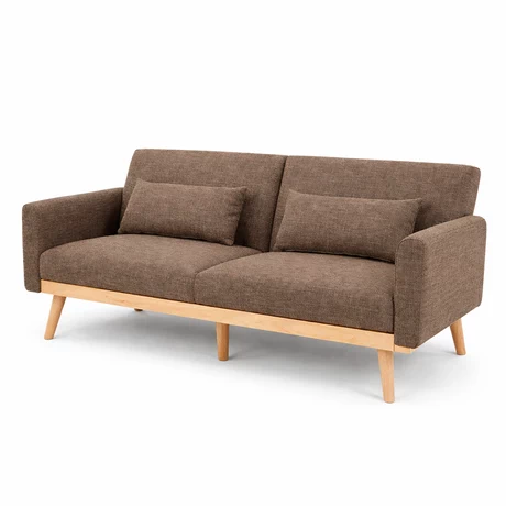 Sofá Cama Amelia 77x187x77 cm Café - vista alternativa