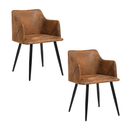 Pack 2 Sillas de Comedor Elena Café