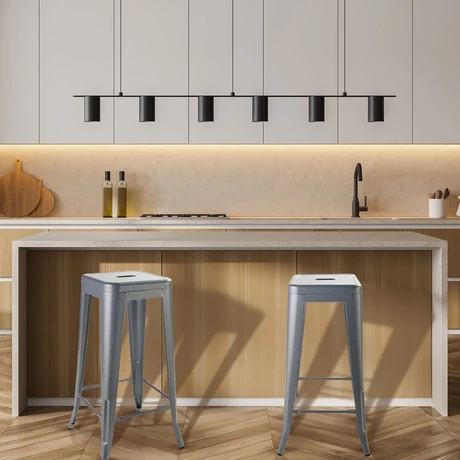 Piso de Bar Metal Tolix Gris