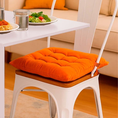 Cojín para Silla Naranja 40x40 cm