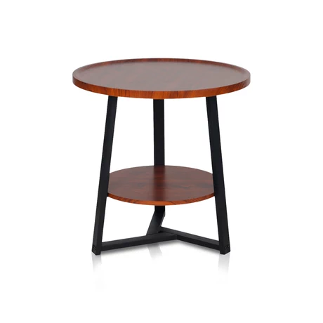 Mesa de Centro Lateral Redonda Café