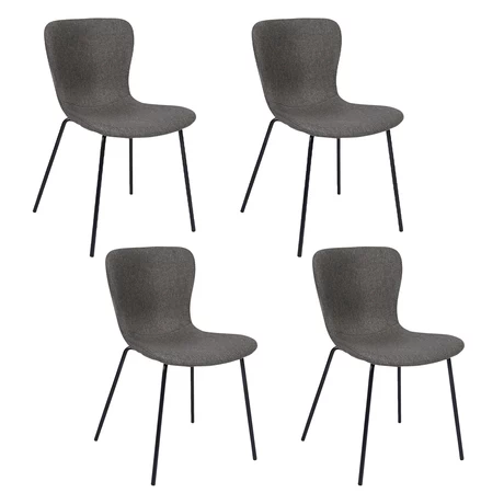 Pack 4 Sillas de Comedor Citrino Gris