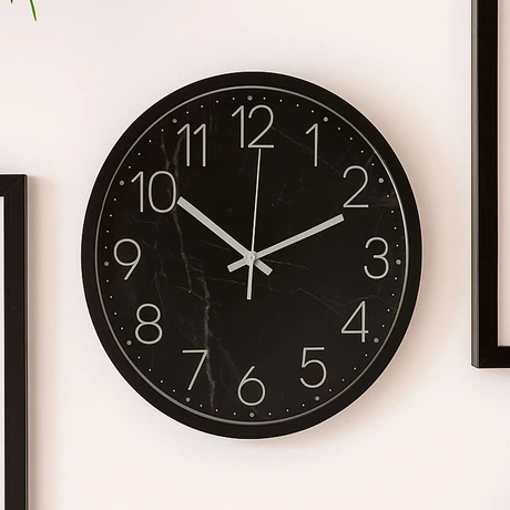 Reloj Decorativo Pared  Clásico Negro 30 cm