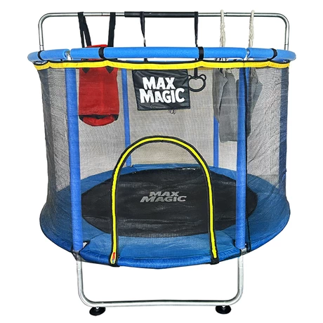 Cama Elástica Infantil Max Magic Azul con Accesorios 140cm