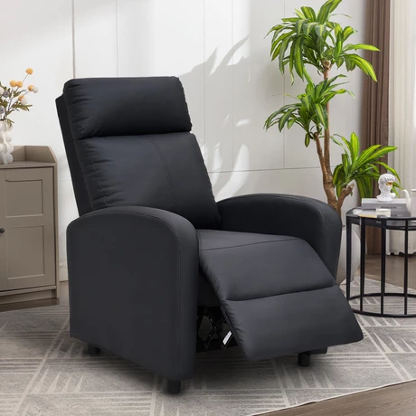 Berger Reclinable Lisboa Pu Negro