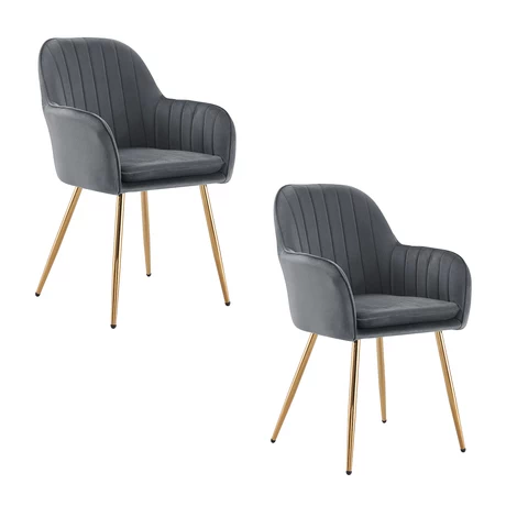 Pack 2 Sillas de Comedor Sitial Alessandro Gris