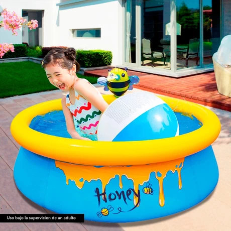 Piscina Inflable Abejita para Niños 457Lts 41x150 cm - vista alternativa