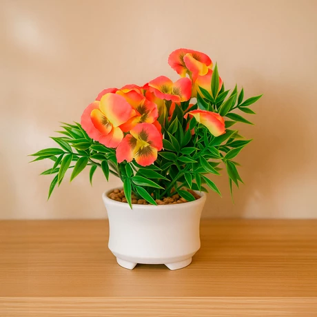 Planta Artificial Pensamientos 22x11 cm