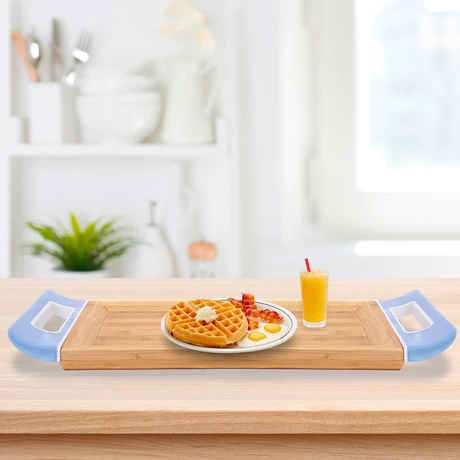 Bandeja Para Servir Rectangular Bambú Madera