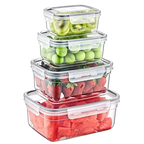 Set 4 Pzs Contenedor Hermetico Embox