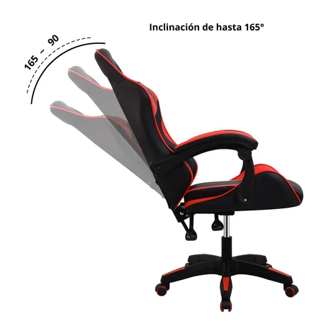 Silla Gamer Rocket Rojo Negro