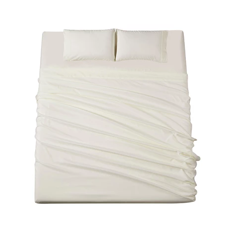 Sábanas de Microfibra Ellie King Blanco