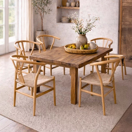 Silla de Comedor Wishbone Natural