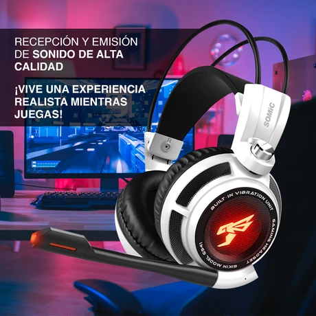 Audífonos Gamer Led G941 7.1 con Micrófono