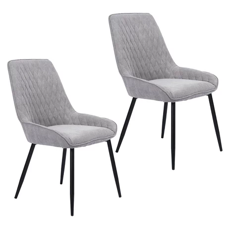 Pack 2 Sillas de Comedor Breton Gris