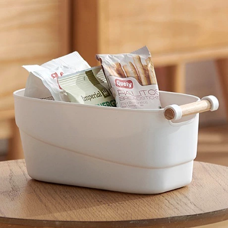 Canasto 10 Lt Retro Blanco