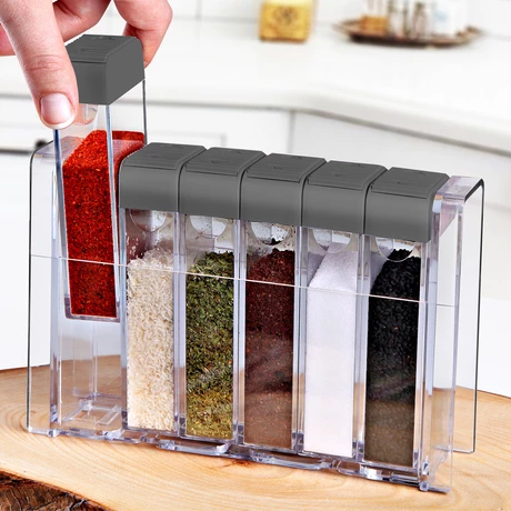 Set 6 Pzs Especiero Gris