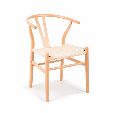Silla de Comedor Wishbone Natural