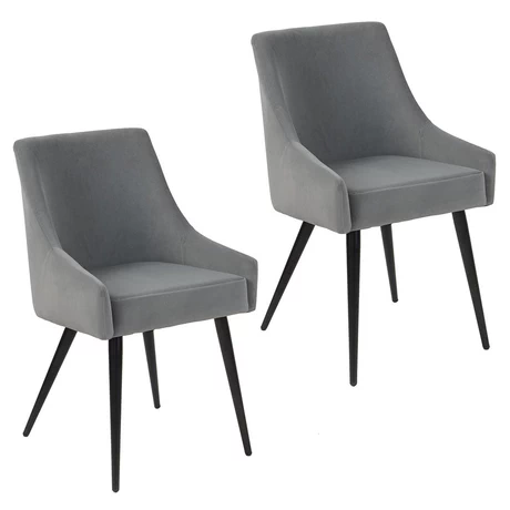 Pack 2 Sillas Comedor Jean Gris