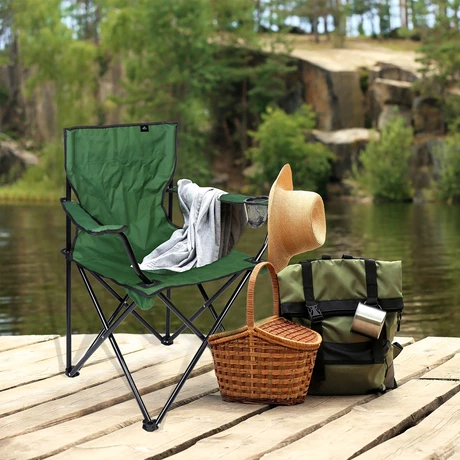 Silla Plegable Camping Verde