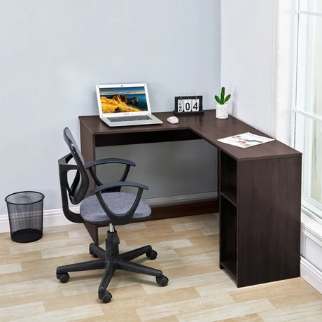 Escritorio Esquinero con 2 Repisas