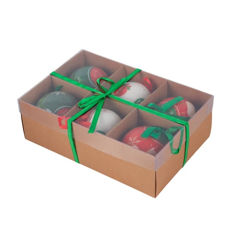 Set 6 Esferas Navidad Multicolor