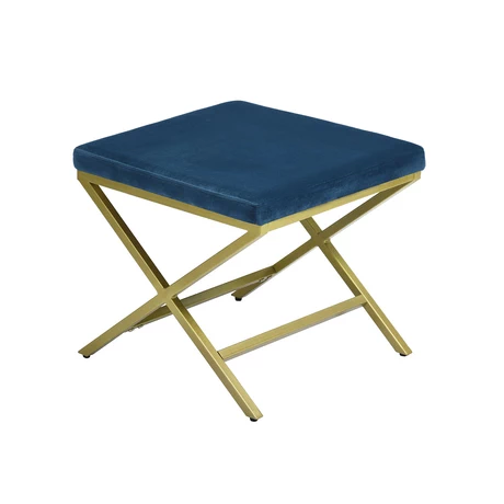 Ottoman Pouf Charles Azul