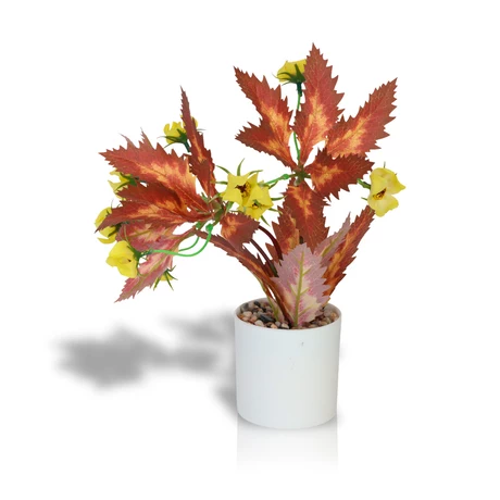 Planta Artificial Begonia Flor 30x8 cm