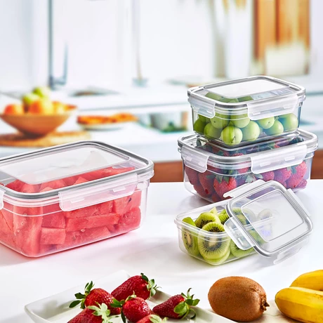 Set 4 Pzs Contenedor Hermetico Embox