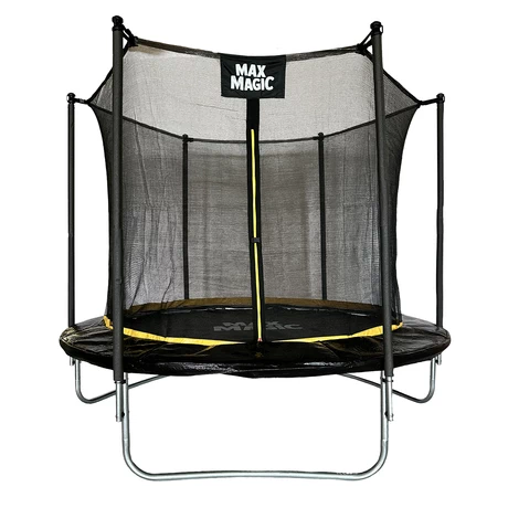 Cama Elástica Max Magic 244cm Negra con Red de Seguridad