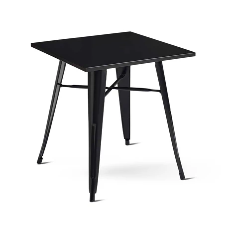 Mesa Metal Tolix Negra 70x70 cm