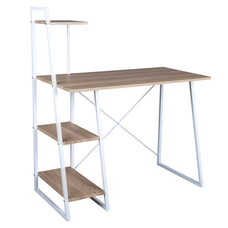 Escritorio con Repisas MDF - Blanco