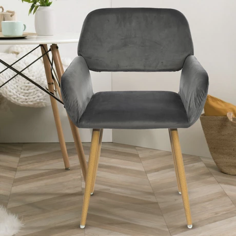 Pack 2 Sillas Comedor Sitial Cromwell Gris