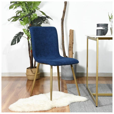 Silla Comedor Sitial Gold Juliet - Azul Oscuro