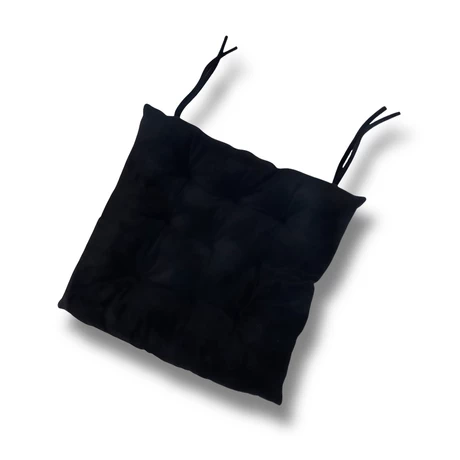 Cojín para Silla Negro 40x40 cm