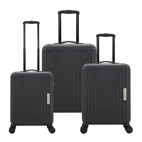Set de 3 Maletas Rígidas Misuri Negro
