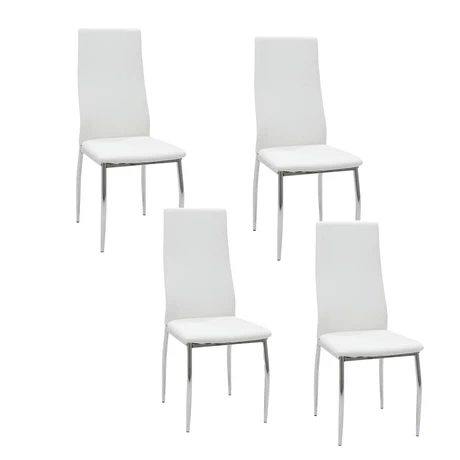 Pack 4 Sillas de Comedor Medellin Blanco