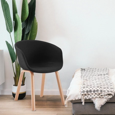 Pack 4 Silla de Comedor Sitial Legna Negro