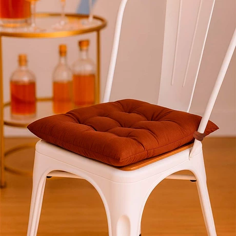 Cojín para Silla Café Claro 40x40 cm