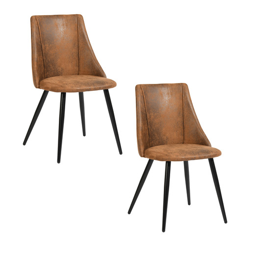 Pack 2 Sillas Comedor Moravia Café