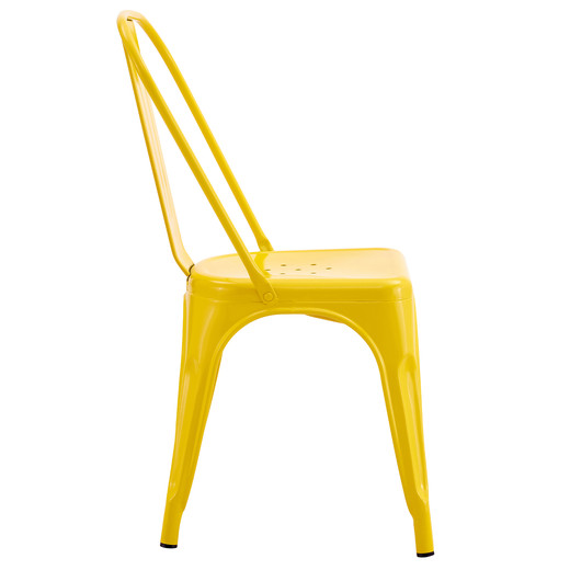 Silla Metal Tolix Amarillo